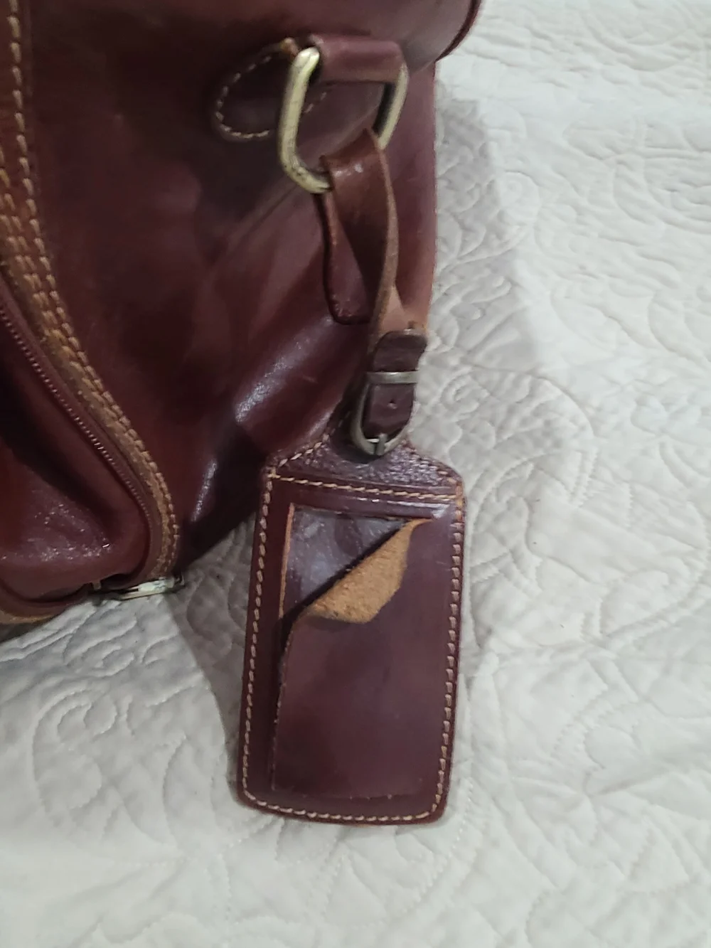 Men's Brown Leather Duffel Bag - Timeless Travel Carryall